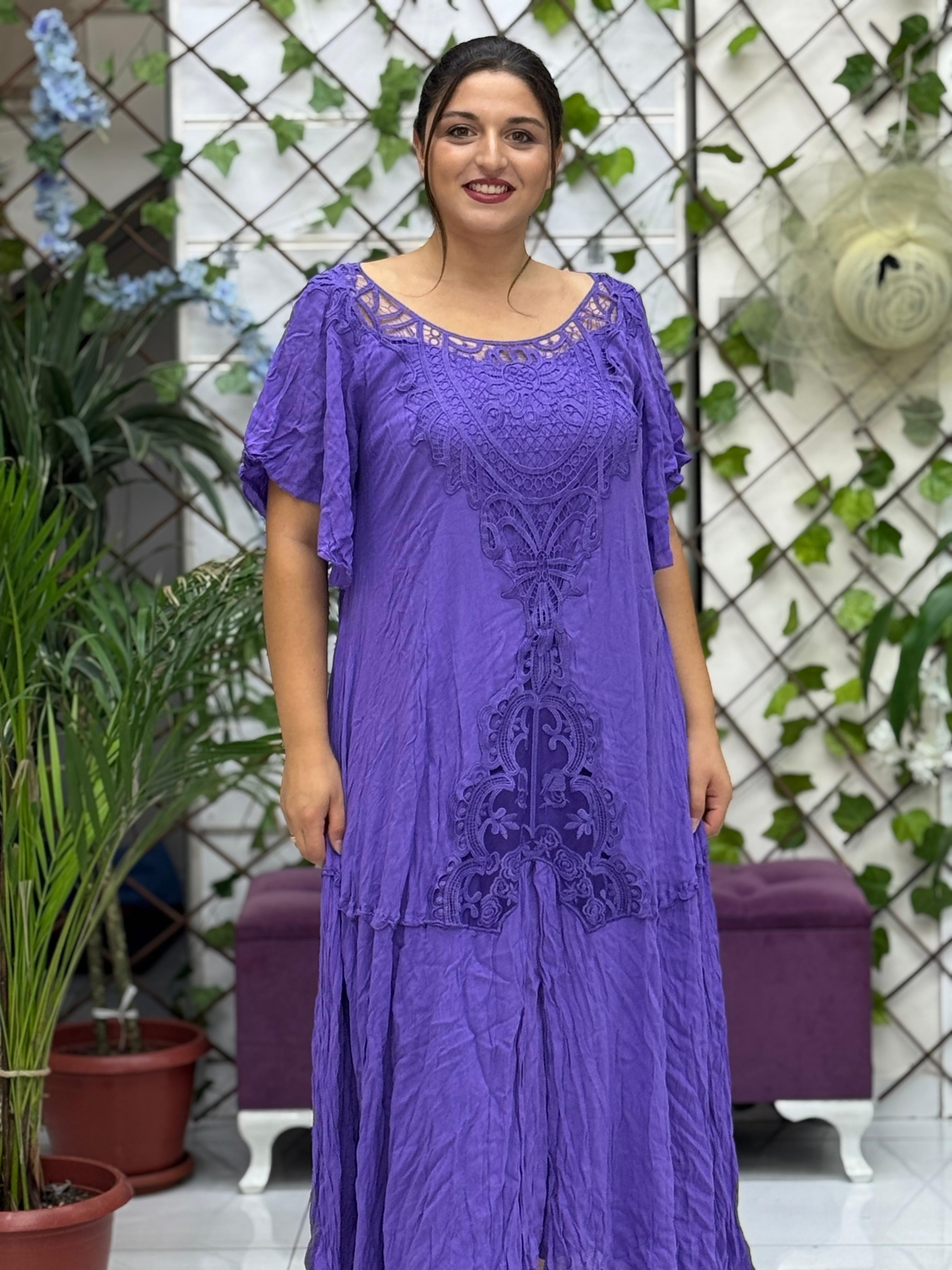 M1420 Vestido Hürrem Morado