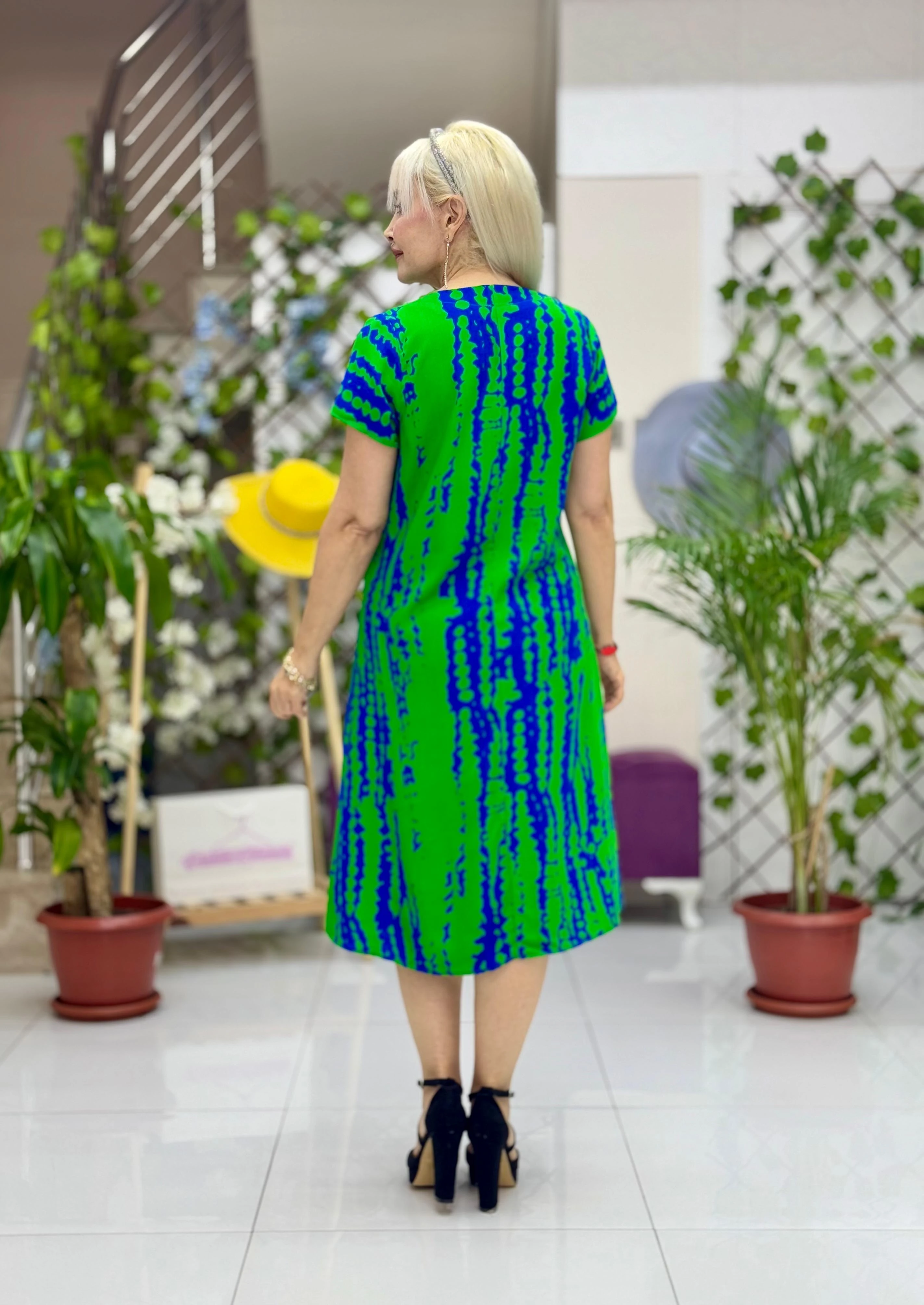 DM70045 Demet Viskon Elbise