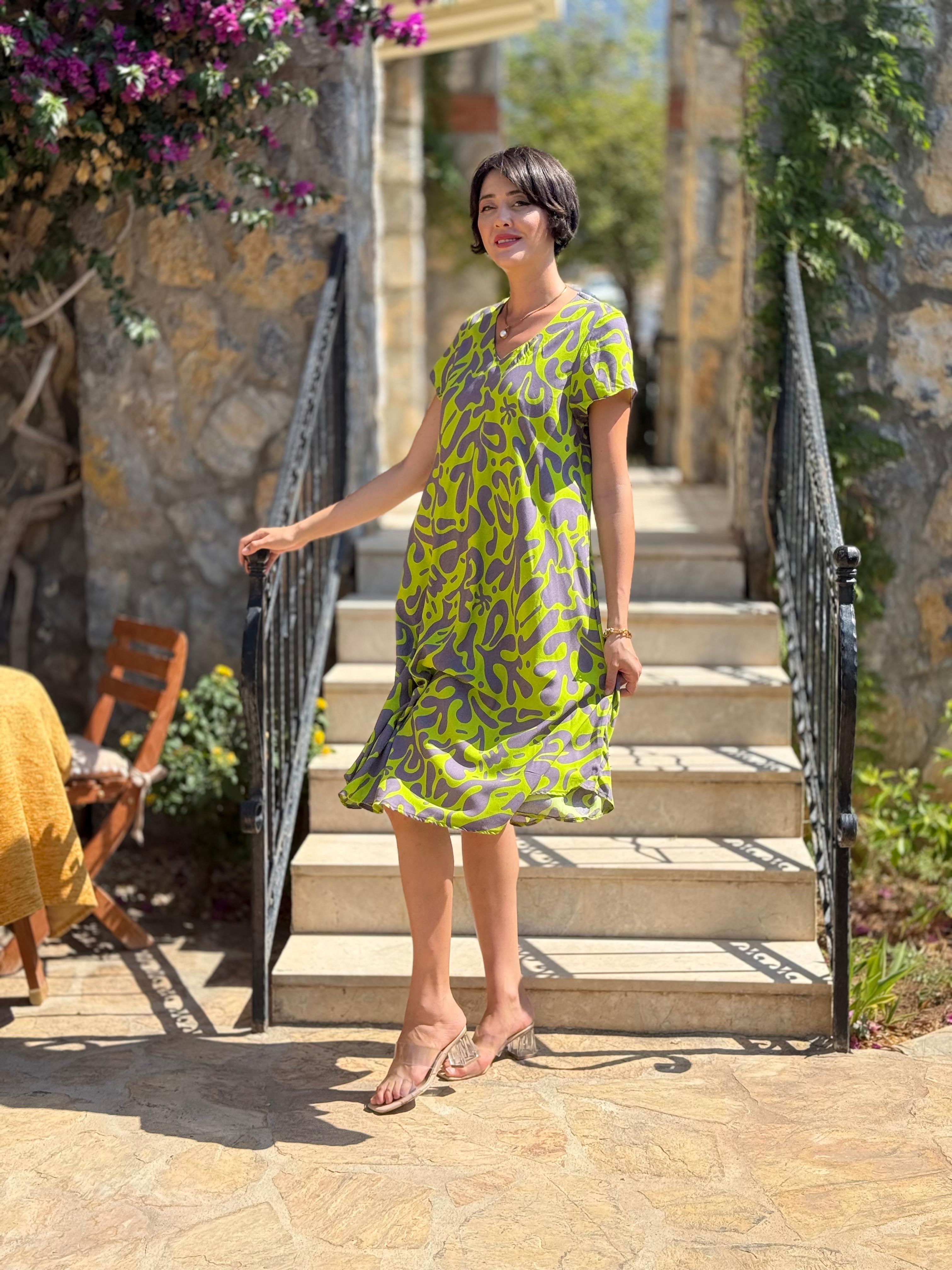 Ms15005 Vestido Frida Viscosa