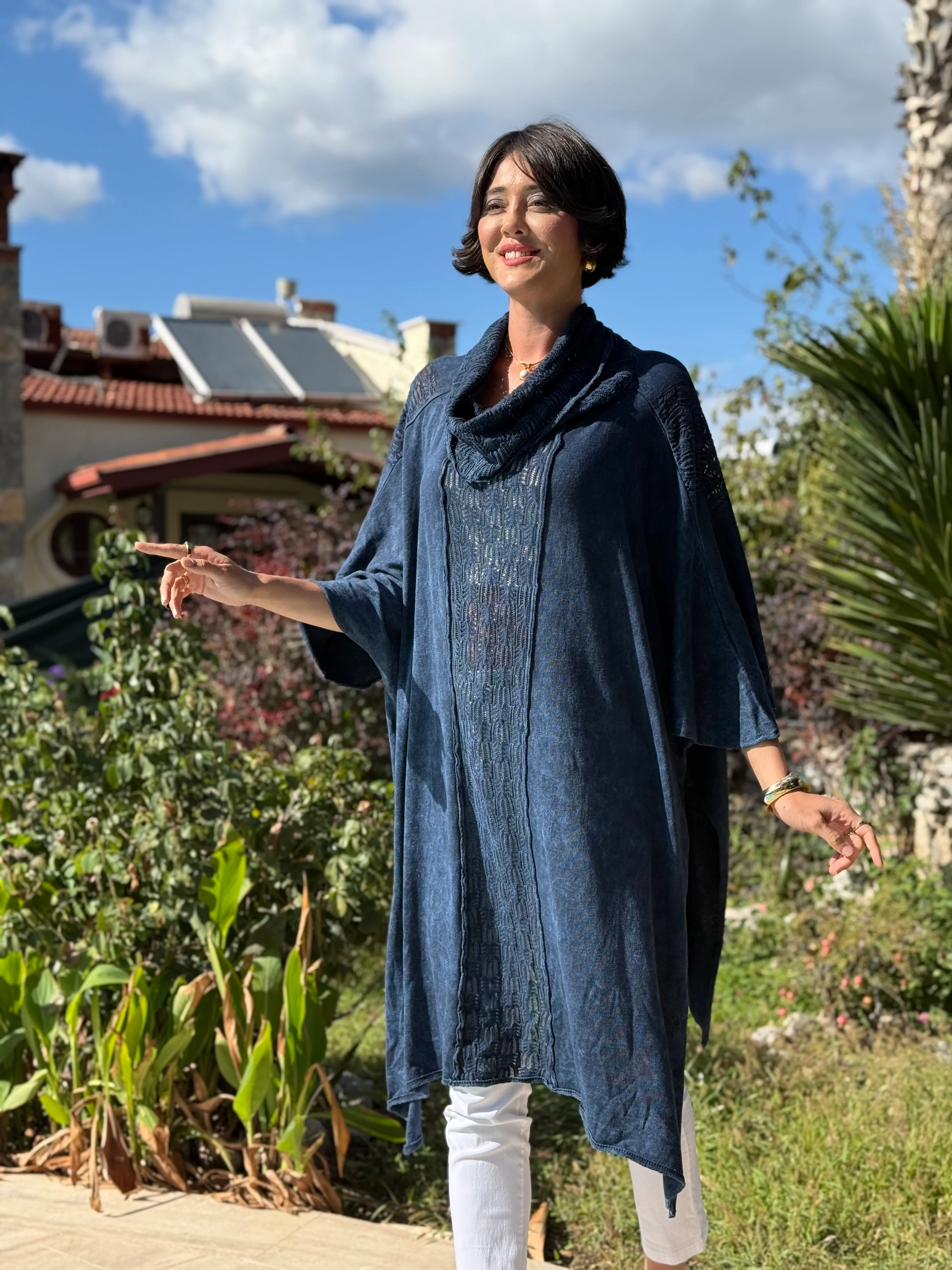 Sc2403 Jersey De Punto Lavado Marrón