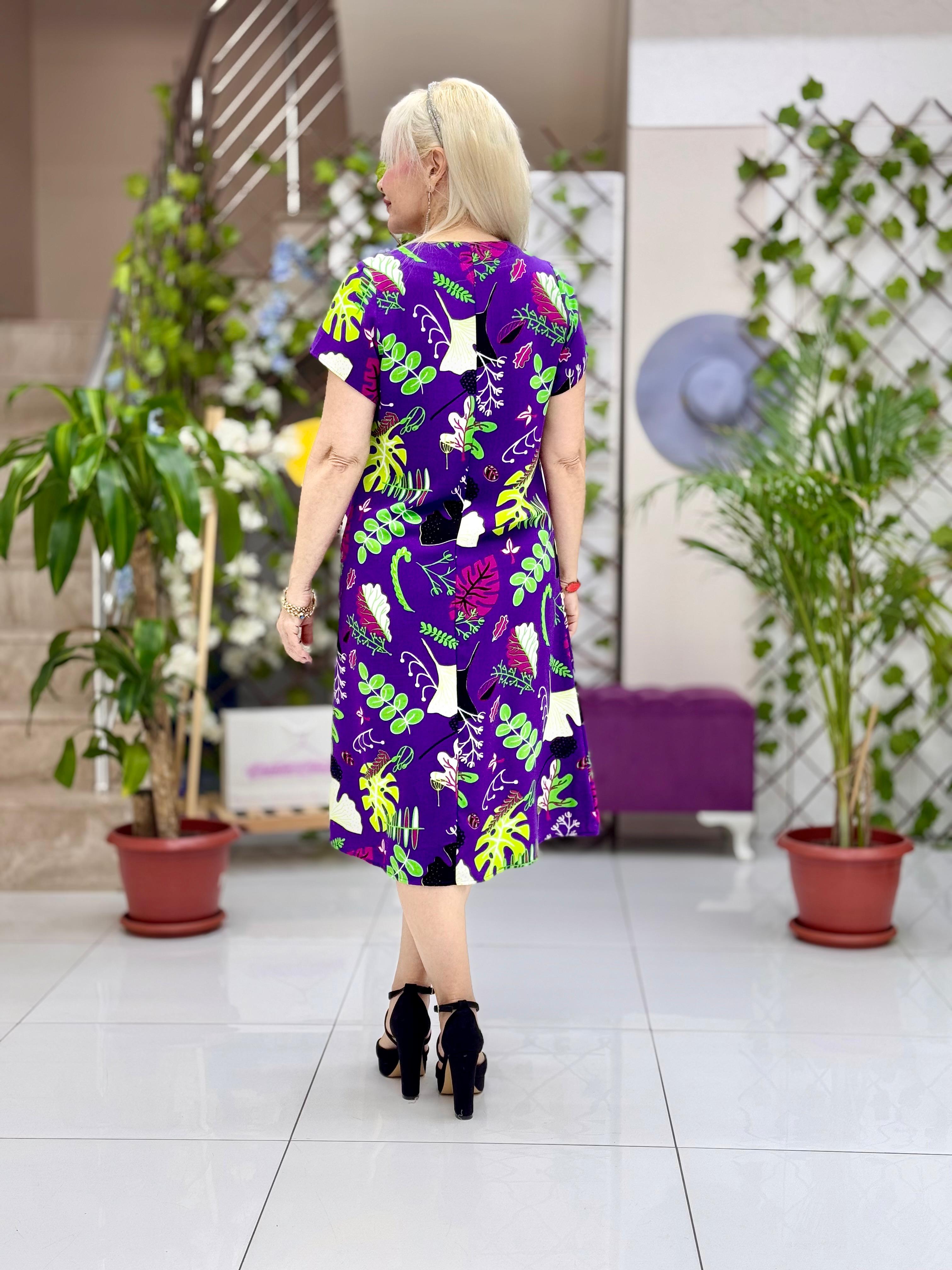 DM70021 Demet Viskon Elbise