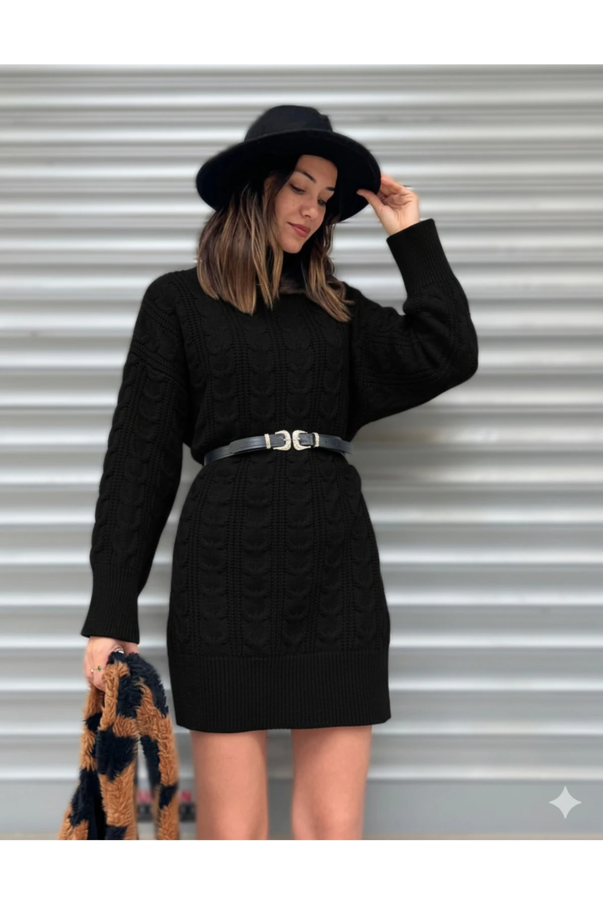 Kemerli Fitilli Tunik – Butik Koleksiyon