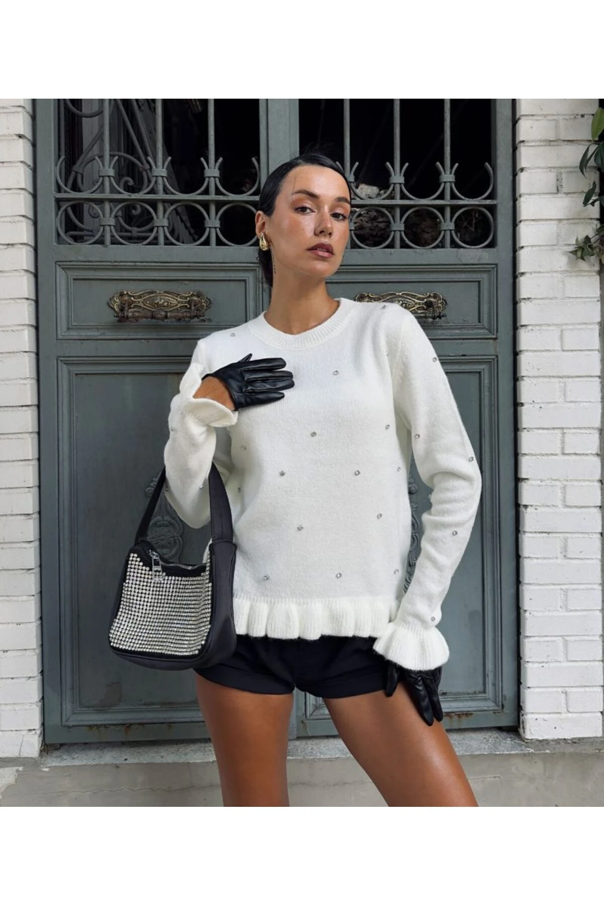 İnci Detaylı Triko Kazak – Butik Koleksiyon