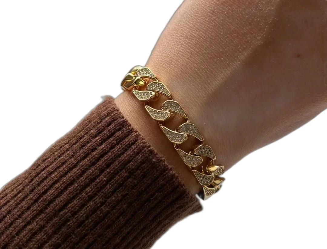 14K Altın kaplama Gurmet Bileklik