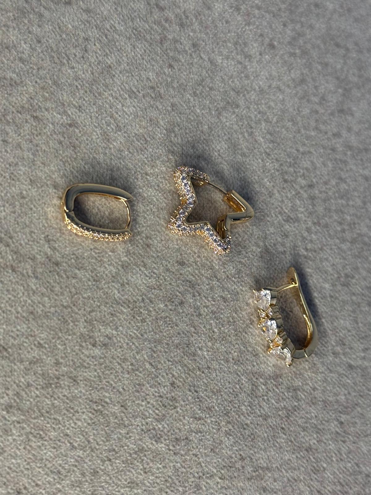 Shape & Shine Trio Küpe