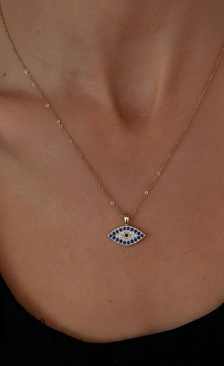 Nazar Boncuk Detaylı Göz Kolye