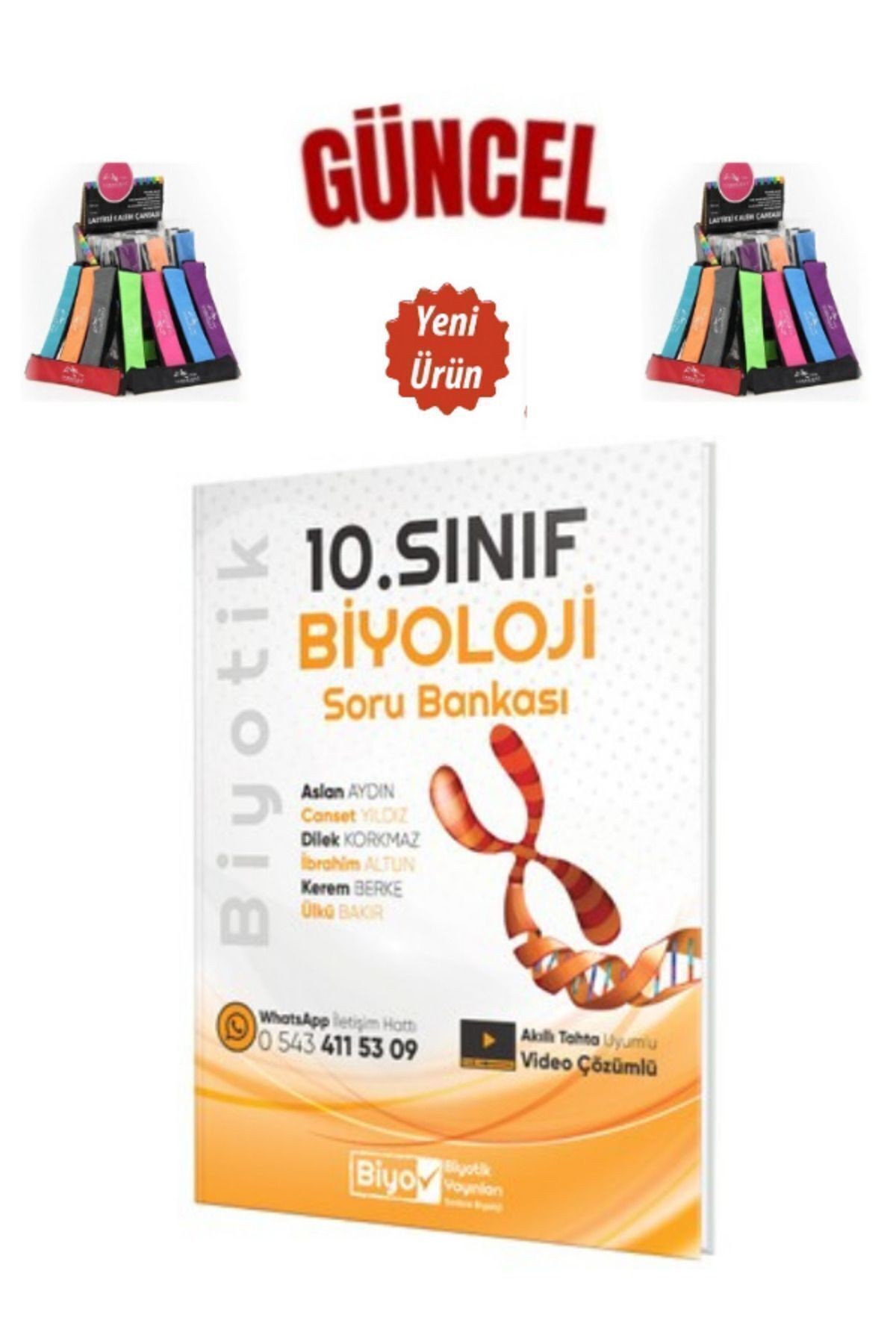 10.Sınıf Biyoloji Video Çözümlü Soru Bankası +Cambridge Kalemlik