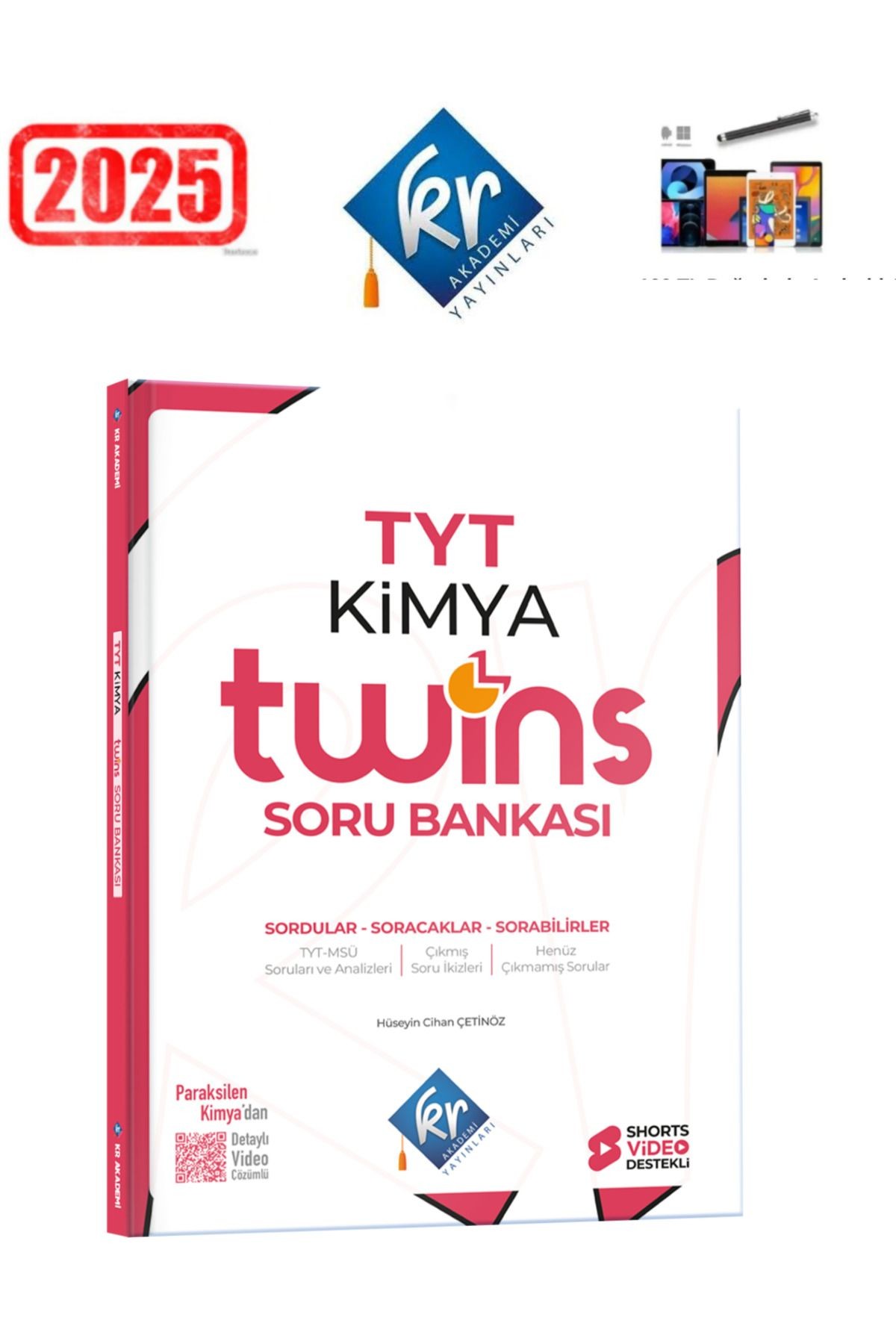 TYT Twins Kimya Soru Bankası KR Akademi +Android Kalem