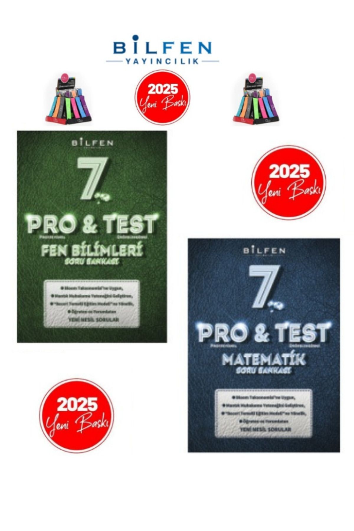 2025 7.Sınıf Lgs Hazırlık Protest Matematik-Fen Soru Bankası+Cambridge Kalemlik