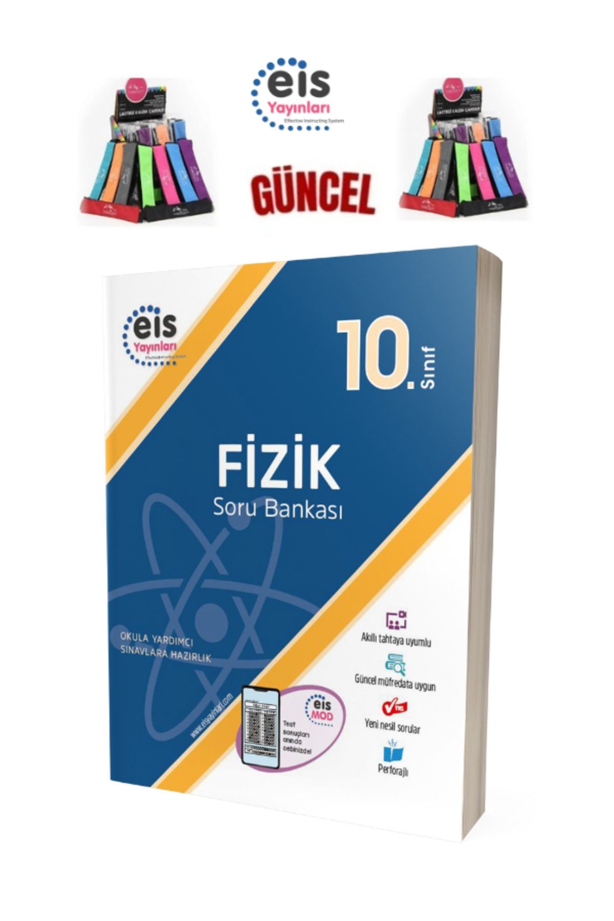 Eis Yayınları Güncel 10.Sınıf Fizik Yeni Nesil Soru Bankası +Lastikli Kalemlik