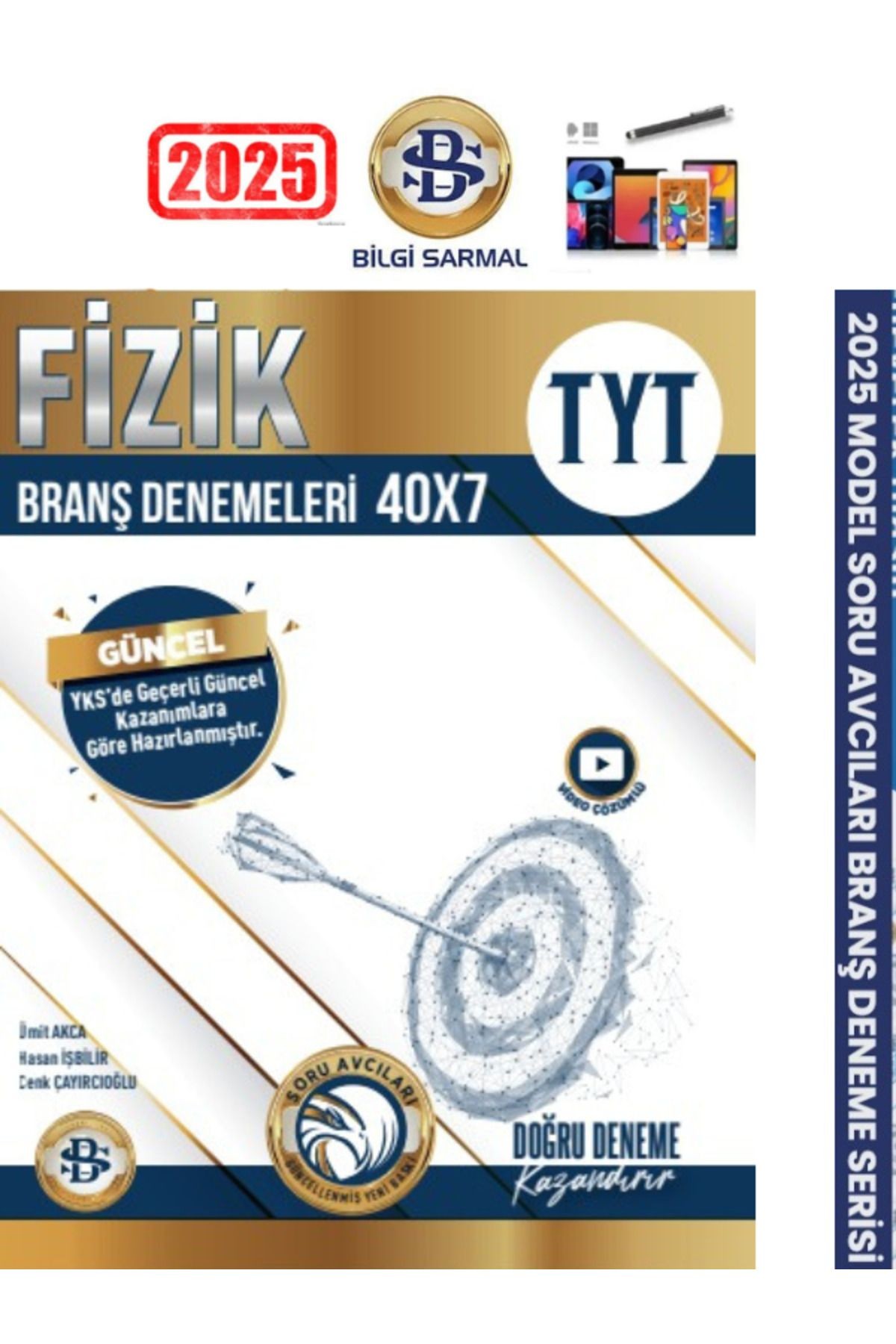 2024-2025 Tyt Fizik 40x7(280 Soru)Soru Avcısı Branş Denemesi+Android Kalem