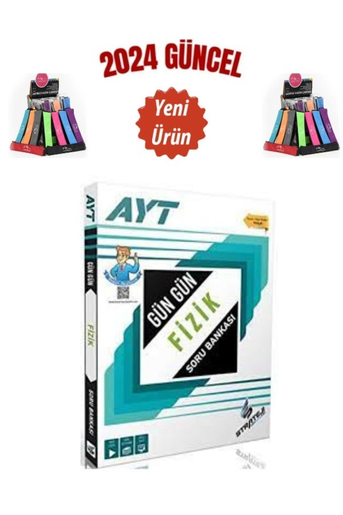 Güncel  2024 AYT Gün Gün Fizik Video Çözümlü Soru Bankası+Kalemlik