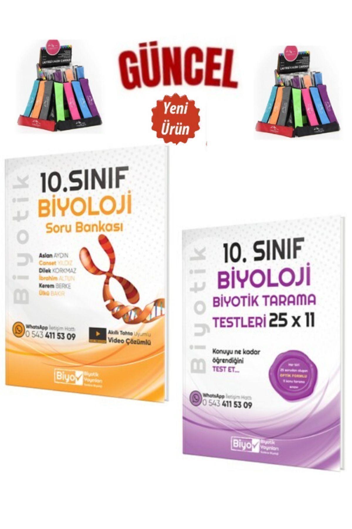10.Sınıf Biyoloji Video Çözümlü Soru Bankası-10.Sınıf Biyotik Tarama 25x11 Testleri