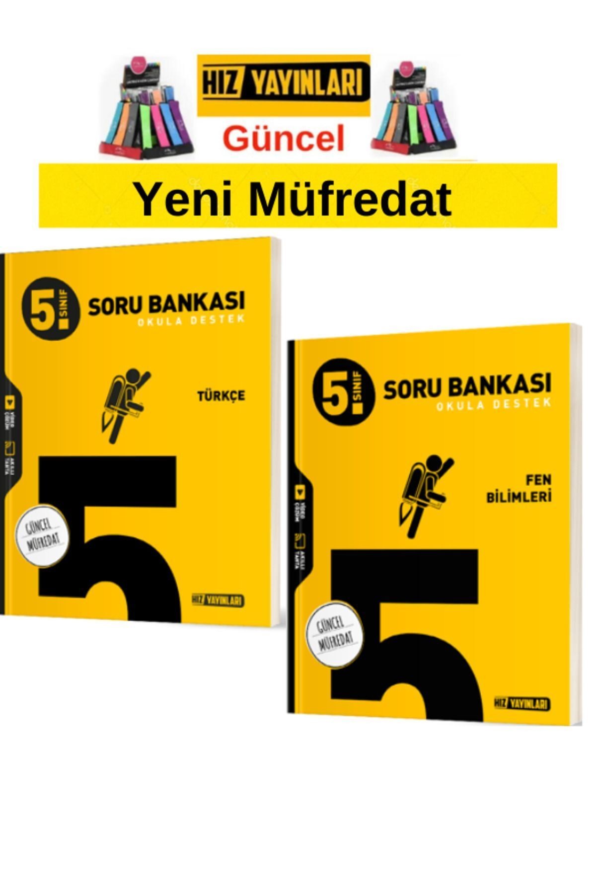 5.Sınıf Yeni Müfredat Fen-Türkçe Soru Bankası Seti+Kalemlik