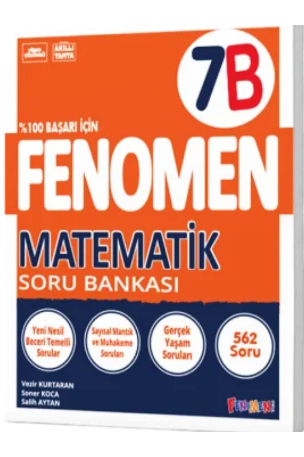 Güncel 7.Sınıf Matematik (B)Zor Soru Bankası 562 Soru+Cambridge Kalemlik
