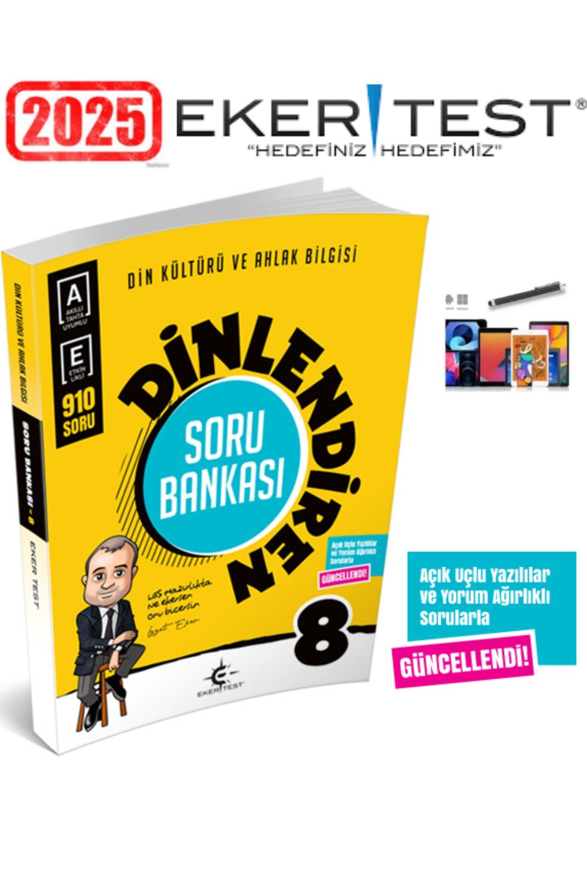 Eker Test 8.Sınıf Dinlendiren Soru Bankası+Android Kalem