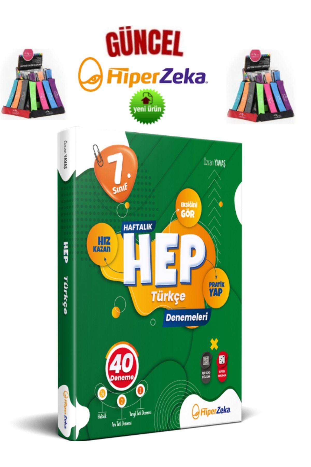 Güncel 7.Sınıf Hep Haftalık Türkçe 40 Deneme +Cambridge Kalemlik