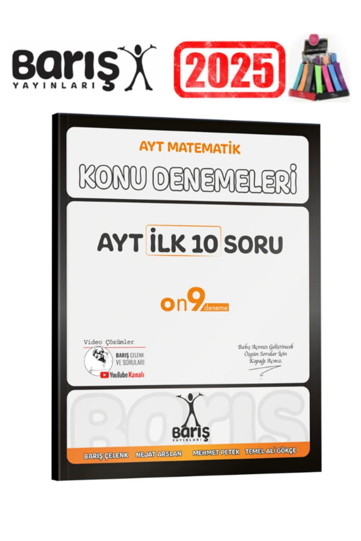 Barış Çelenk 2025 Ayt İlk 10 Soru Konu Denemeleri+Kalemlik(Yeni Ürün)
