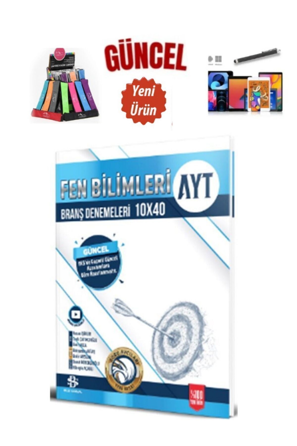 2025 Ayt Fen Bilimleri 10 X 40 Video Çözümlü 400 Sorubranş Denemeleri Kalemlik Kalem