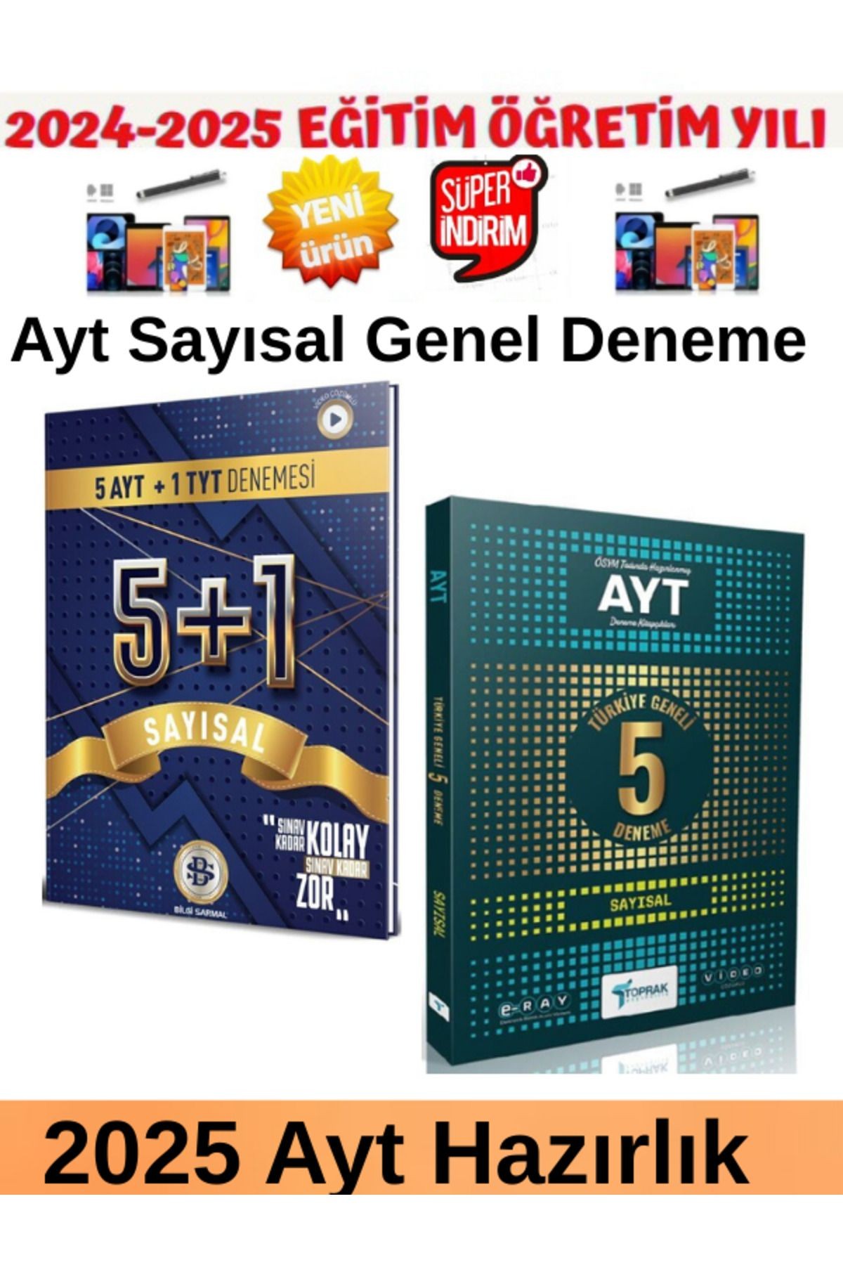 2025 Ayt 5+1 Sayısal Deneme+Toprak Türkiye Geneli Ayt Sayısal 5+1Deneme+Android Kalem