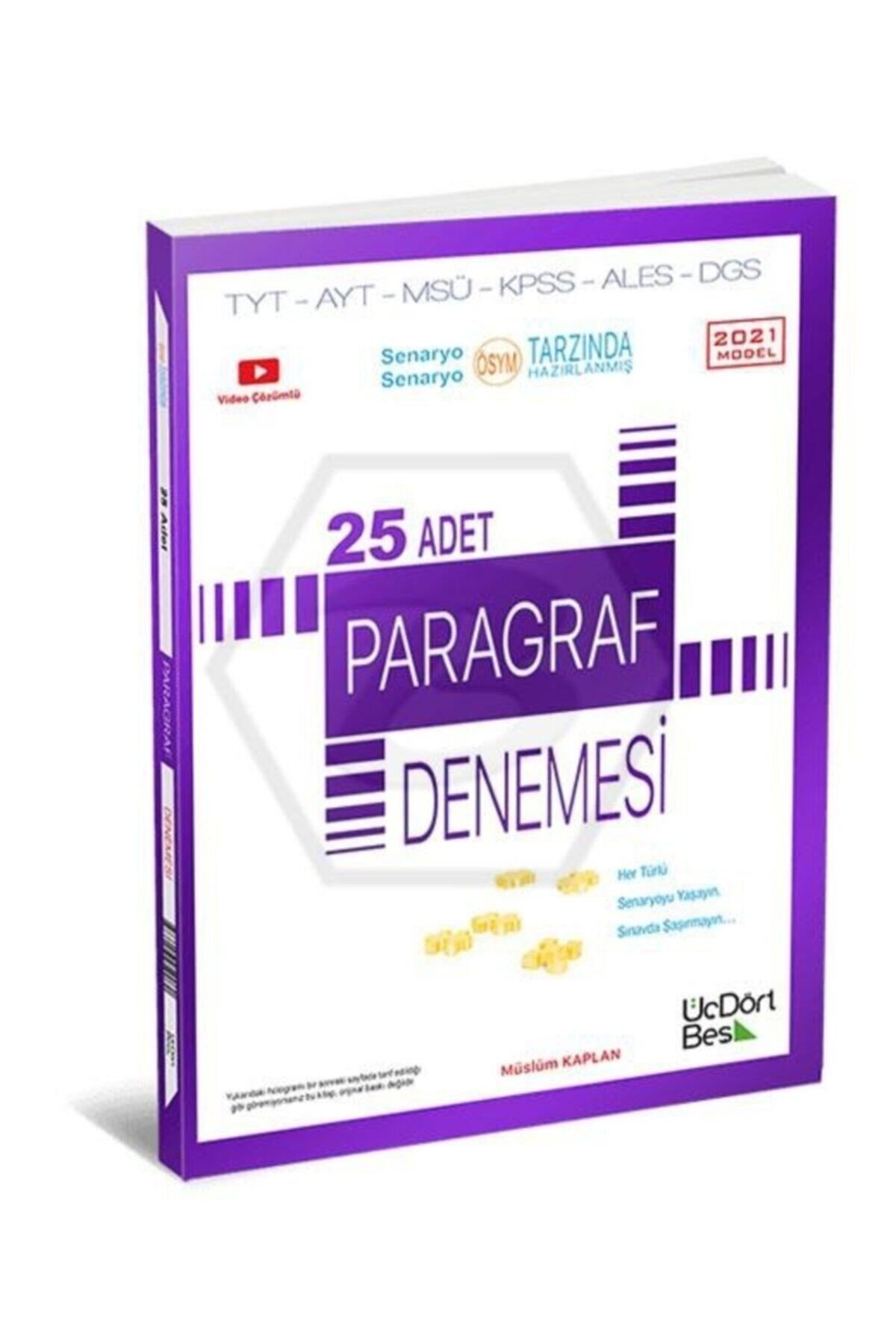 2025 Tyt Paragraf 20li Deneme Soru Bankası Kalemlik 2025