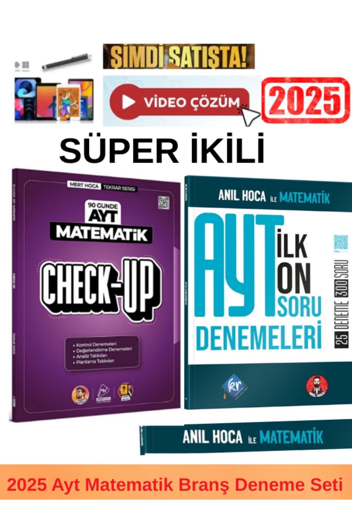 2025 Ayt Check Up 90 Günde Matematik Deneme+KR Anıl Hoca İle Matematik AYT İlk 10 Soru Deneme