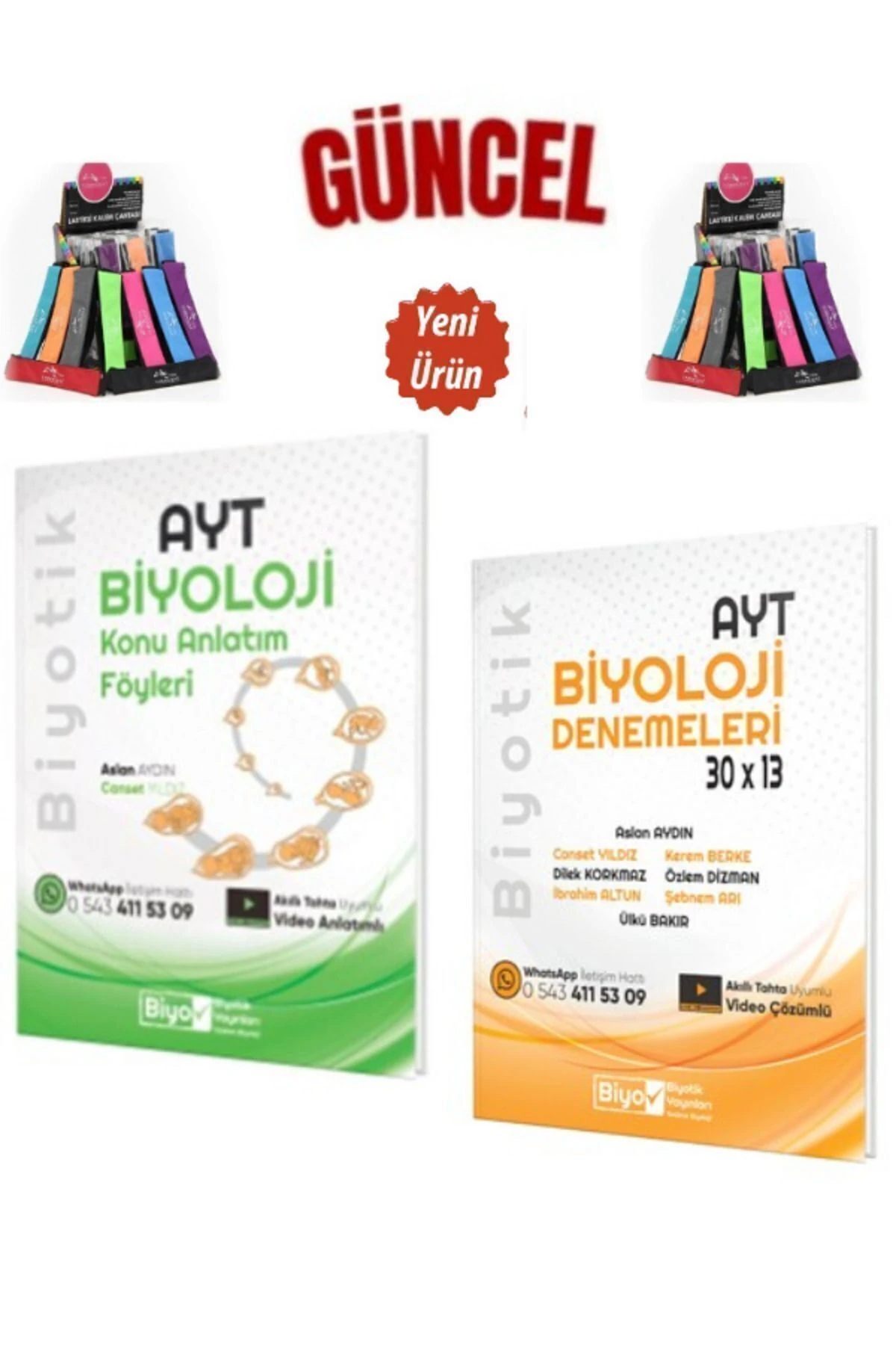 Ayt Biyoloji Video Konu Anlatımı+Ayt 30x13 Deneme Seti +Cambridge Kalemlik