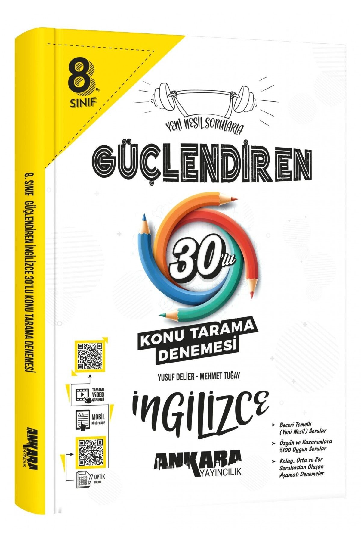Ankara 2025 8. Sınıf Lgs Ingilizce 20 Li Güçlendiren Konu Tarama Denemesi