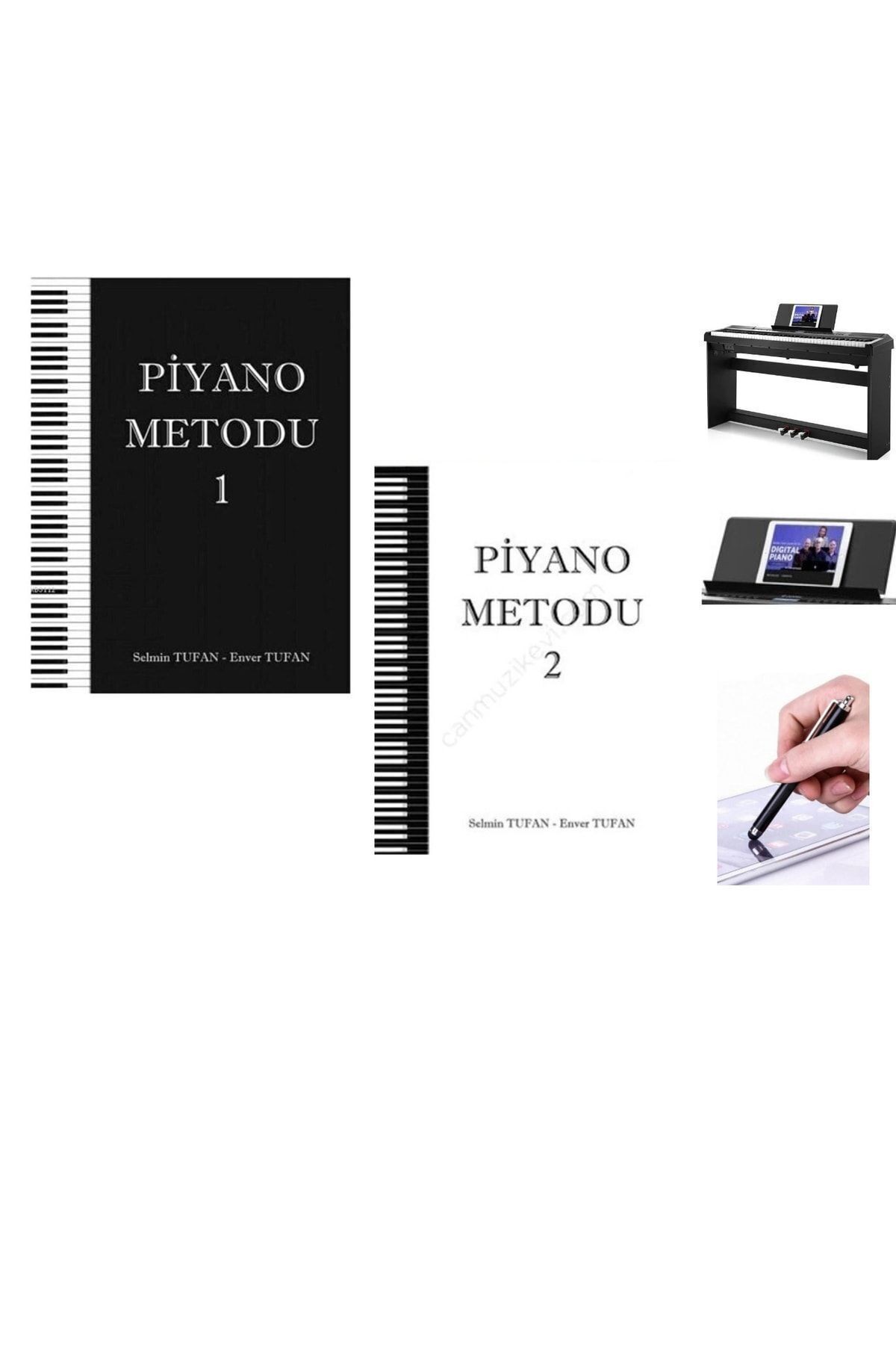 Piyano Metodu 1-2 Enver Tufan-selmin Tufan+digital Piyano Kalemi