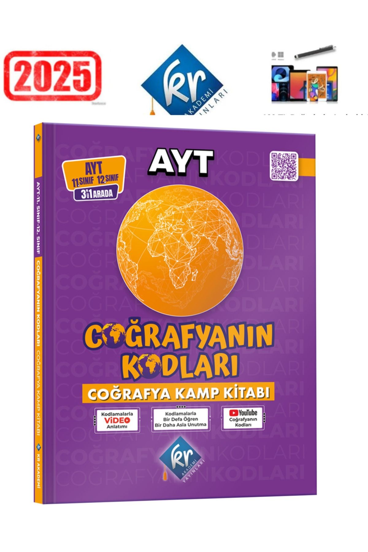 Coğrafyanın Kodları AYT Coğrafya Kamp Kitabı KR Akademi +Android Kalem