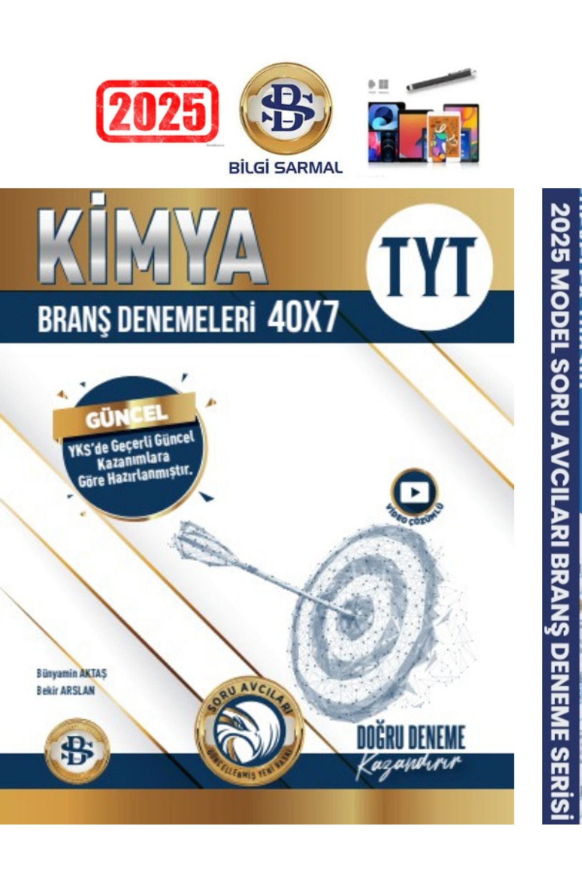 2024-2025 Tyt Kimya 40x7(280 Soru)Soru Avcısı Branş Denemesi+Android Kalem