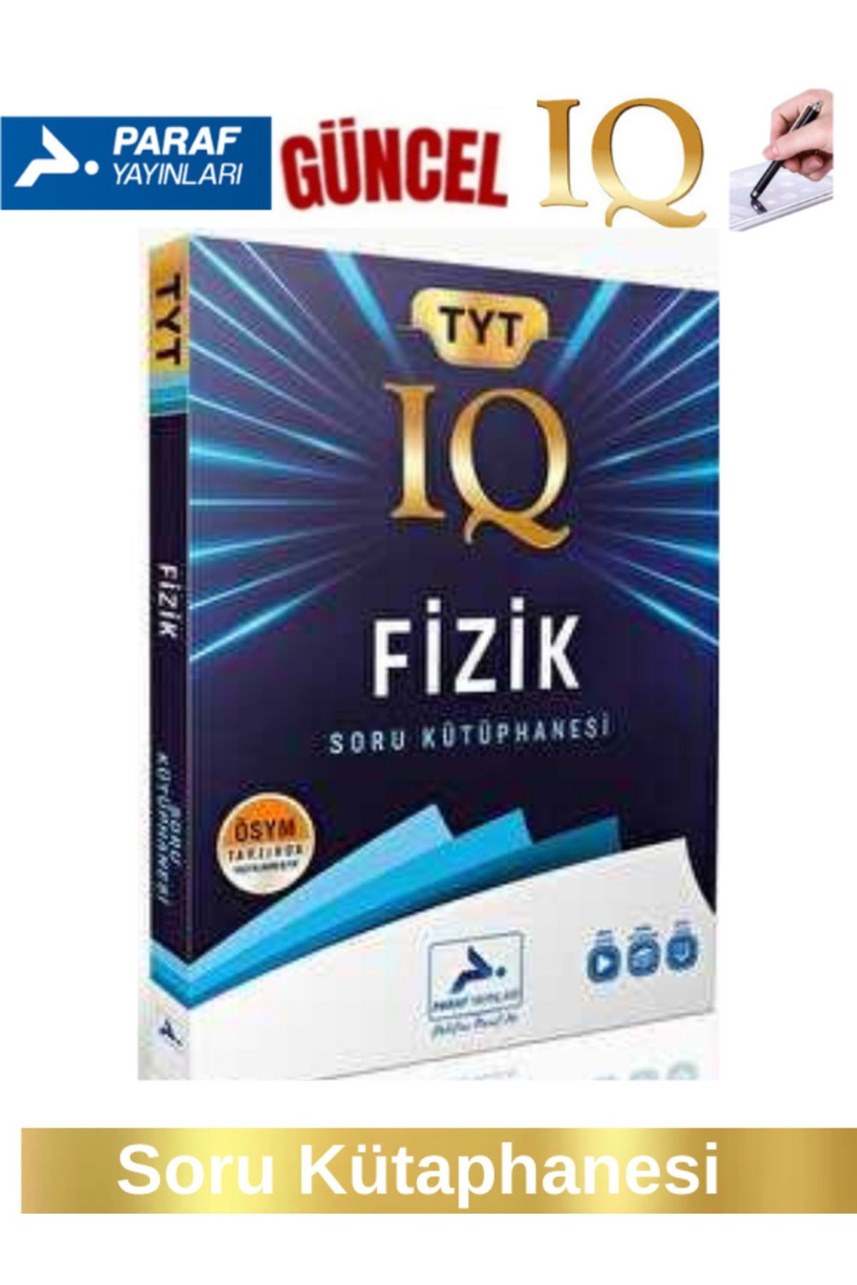 Paraf Yayınları PRF Güncel TYT IQ Fizik  Soru Kütüphanesi+Android Kalem