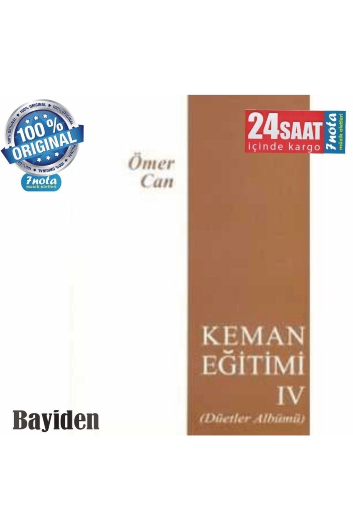 Evrensel M. Ömer Can Keman Eğitimi Metodu 4+Lastikli Kalemlik+Kalem