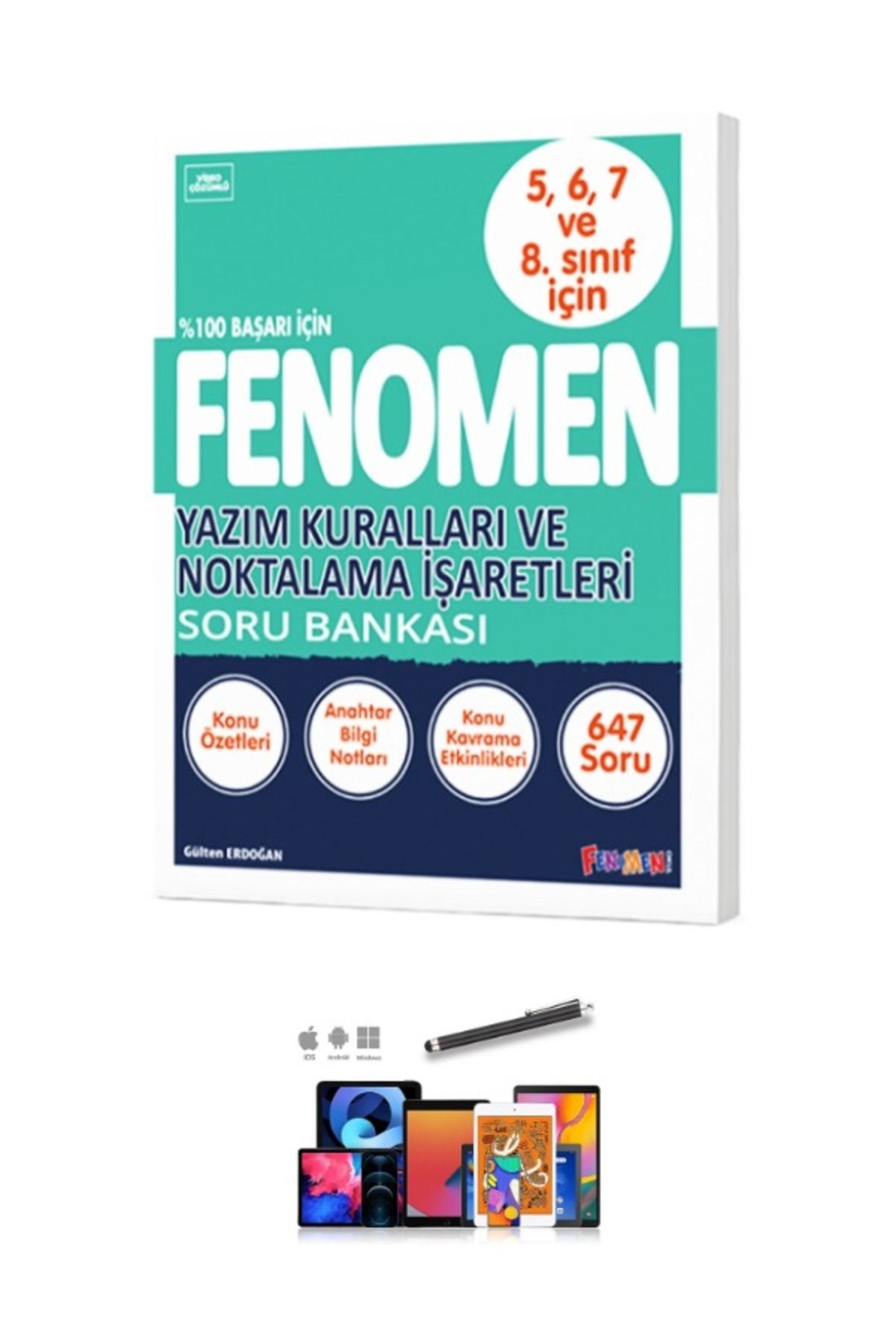 2024 Güncel 7.Sınıf Yazım Kuralları Noktalama İşaretleri(647)Soru-Soru Bankası+Kalem