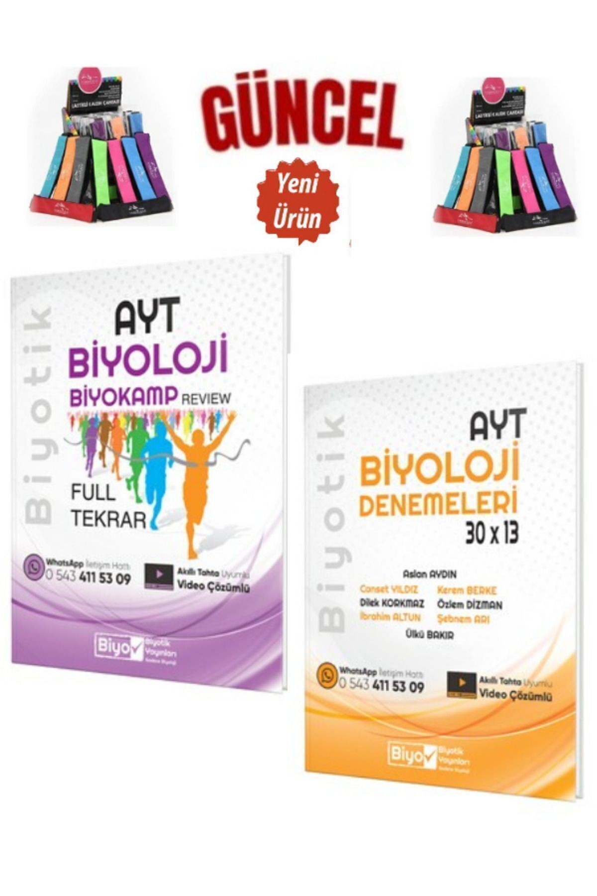 Ayt Biyoloji Full Tekrar Biyokamp Revıew +Ayt 30x13 Deneme Seti +Cambridge Kalemlik