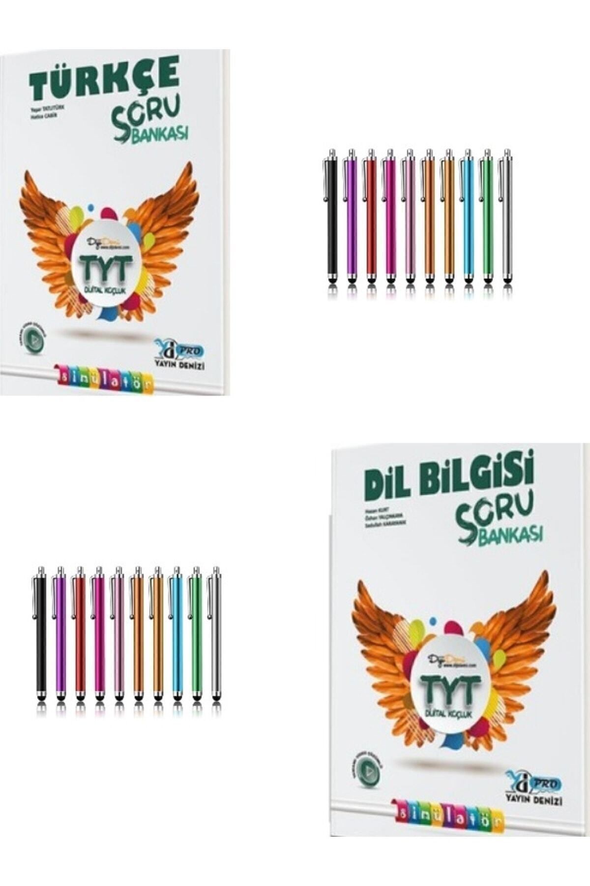 2024 Tyt Matematik-dilbilgisi Soru Bankası Seti Dokunmatik Kalem