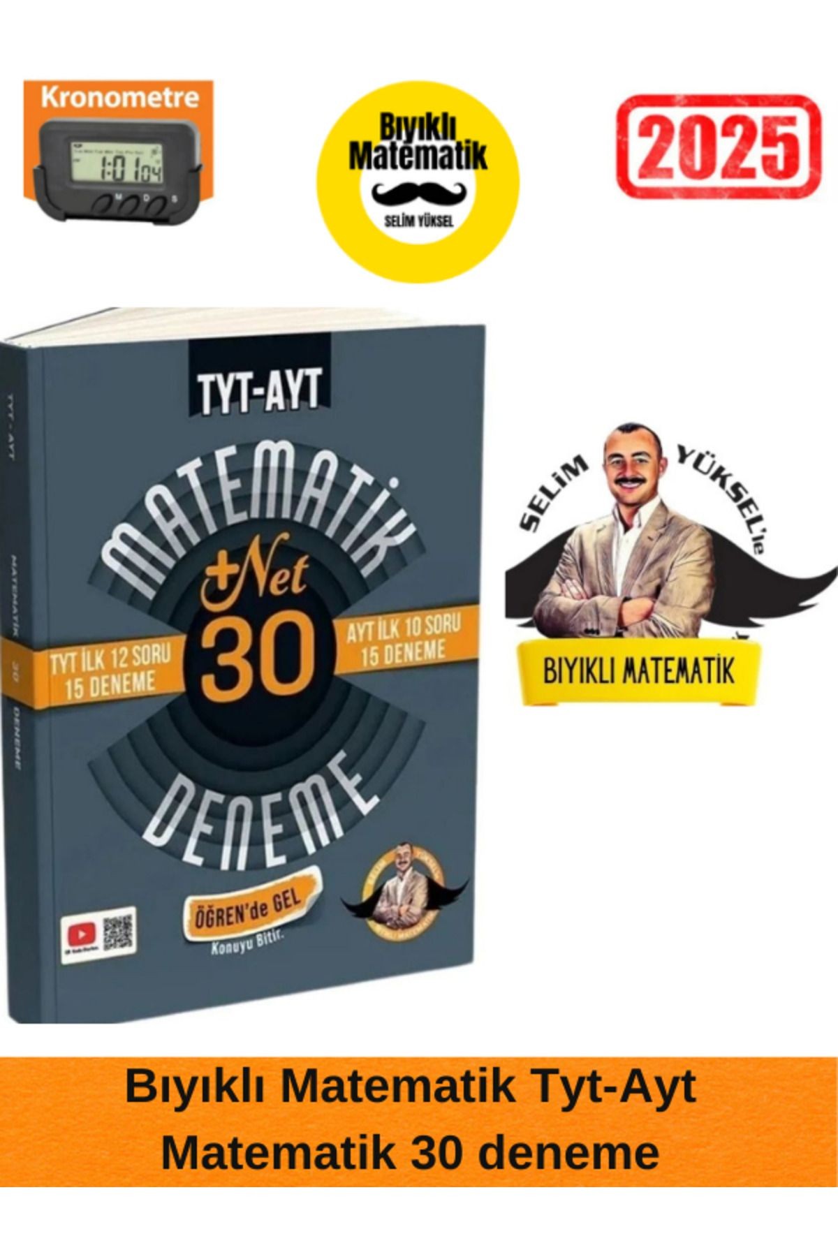2025 AYT TİLT Denemeleri-Kenan Kara Çak-Bıyıklı TYT İlk 12 - AYT İlk 10 Soru Matematik 30 Deneme