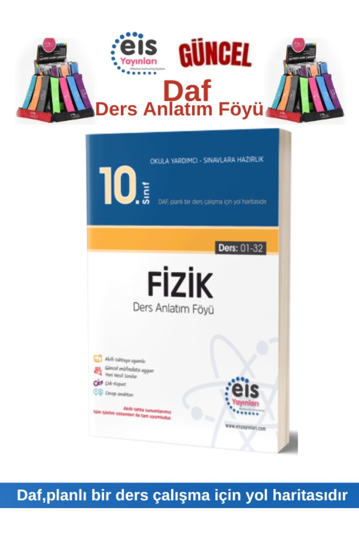 Eis Yayınları Güncel 10.sınıf Fizik Daf Ders Anlatım Föyü Kalemlik (KONU ANLATIMLI SORU BANKASI)