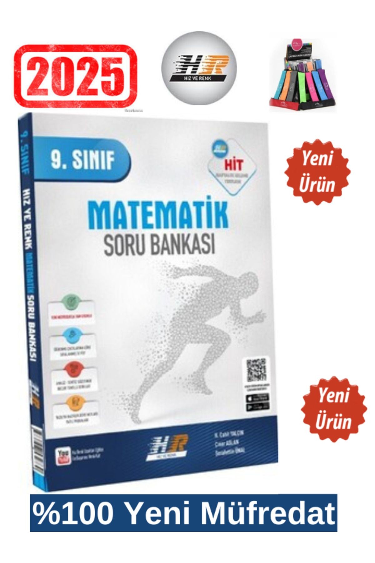 2025 9.Sınıf Hit Matematik  %100 Yeni Müfredat Soru Bankası+Kalemlik
