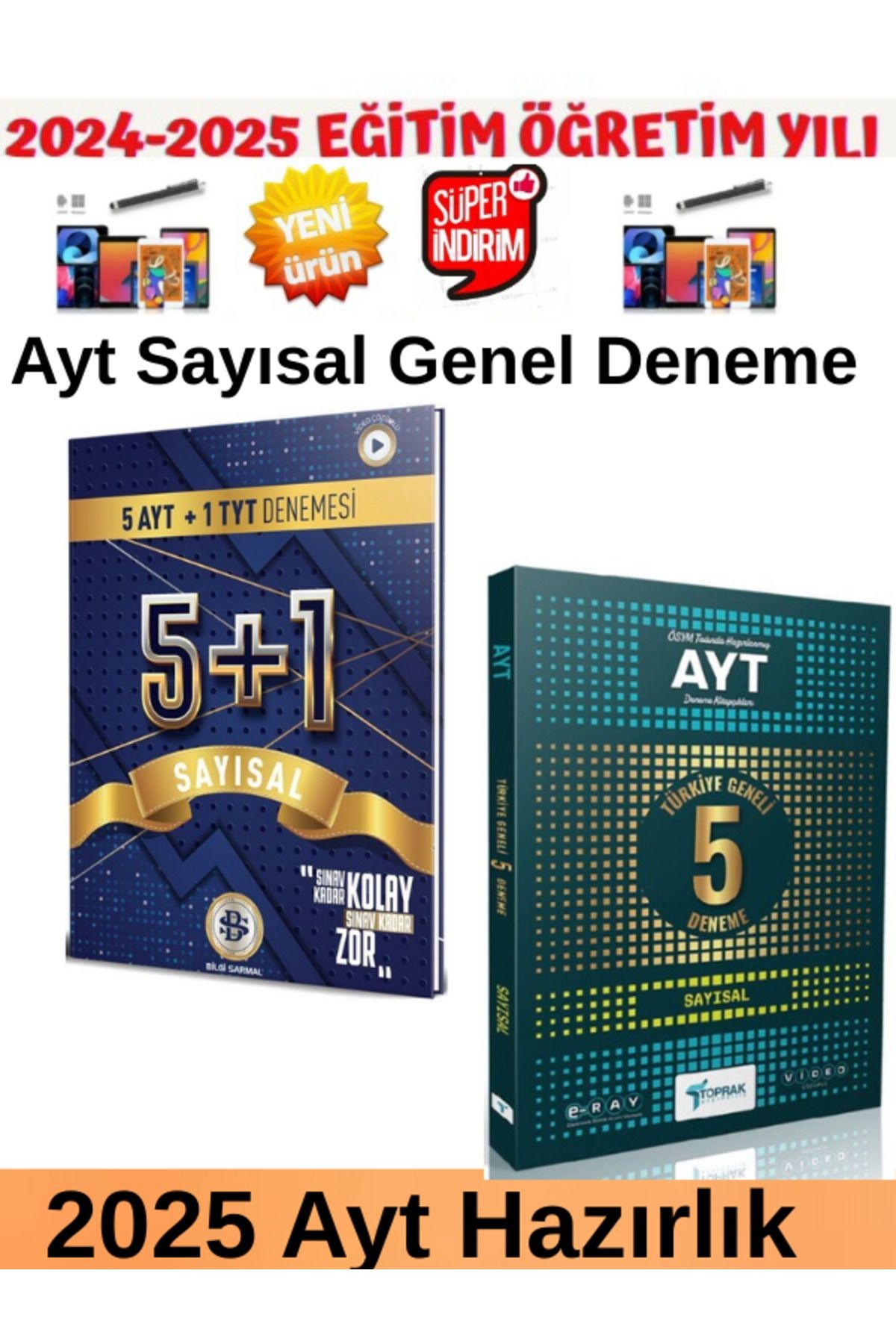 2025 Ayt 5+1 Sayısal Deneme+Toprak Türkiye Geneli Ayt Sayısal 5+1Deneme+Android Kalem