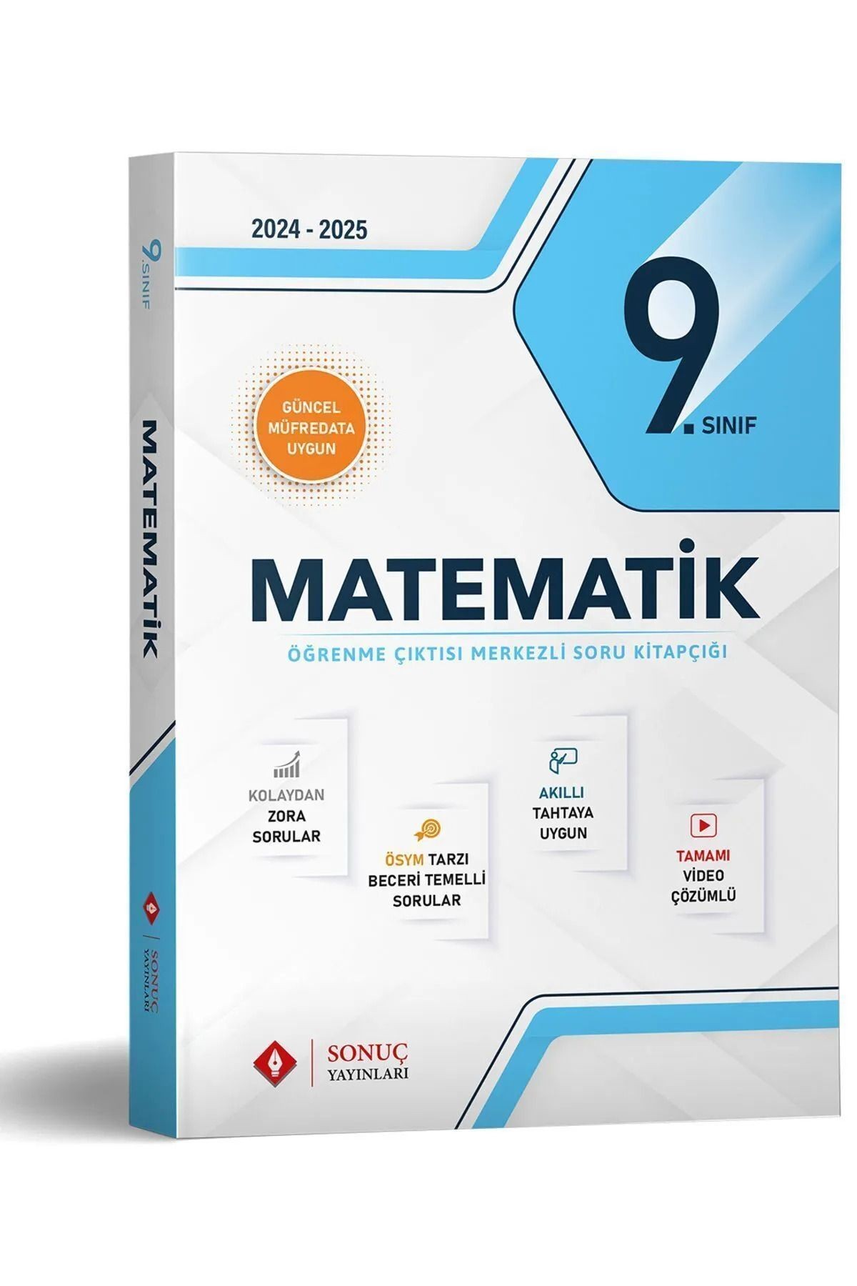 2025 Sonuç Yayınları 9. Sınıf Matematik Modüler Set Soru Bankası 40 Seans