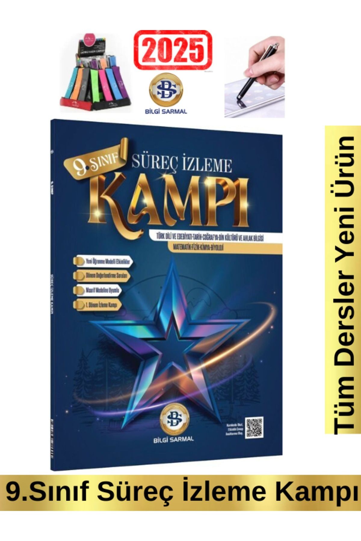 2025 9. Sınıf Tüm Dersler Süreç İzleme Kampı(Yeni Ürün)+Kalem+Kalemlik