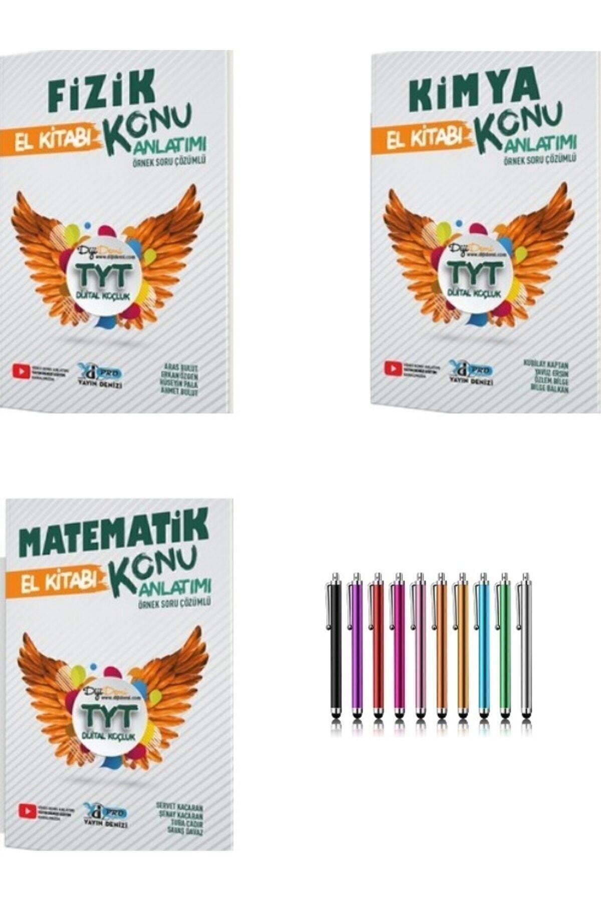 2024 Tyt Fizik-kimya-matematik Konu Anlatımlı El Kitabı Dokunmatik Kalem