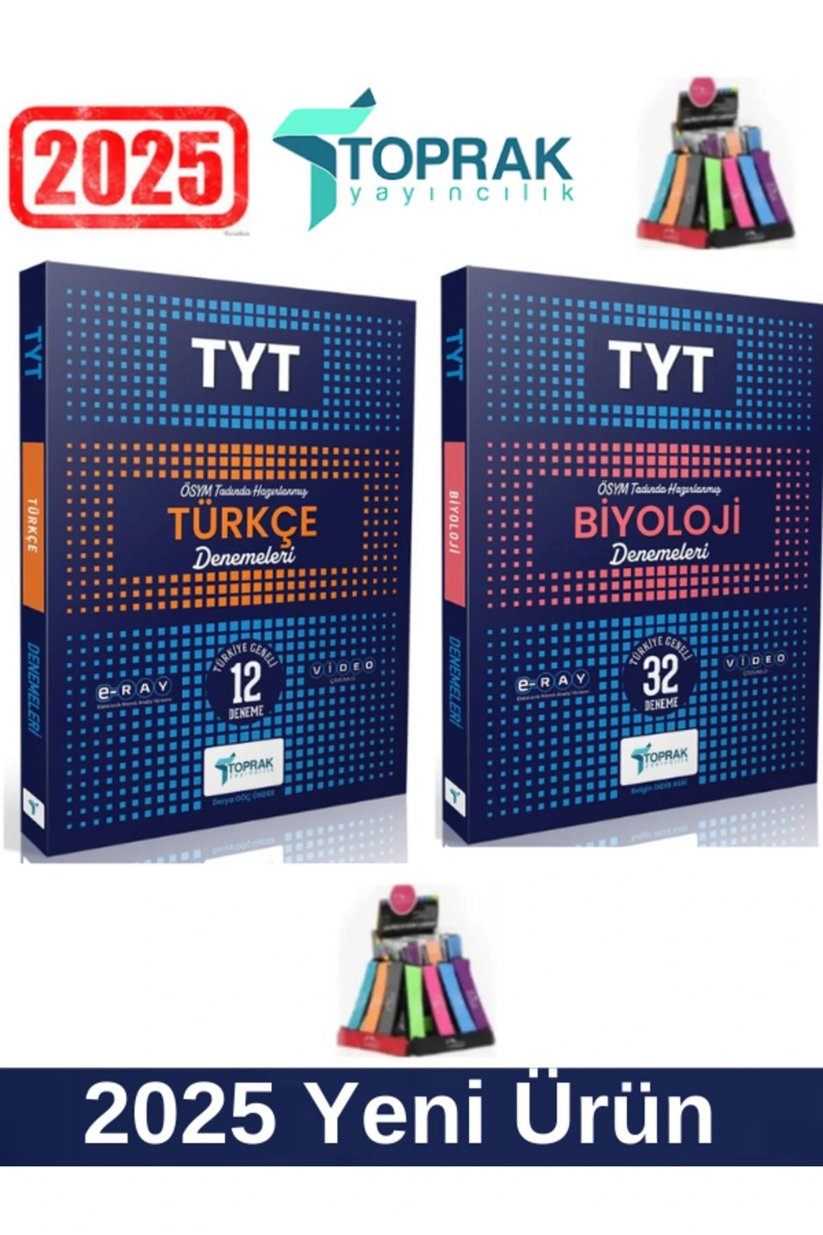 Toprak Yayınları 2025 Tyt Türkçe12-Biyoloji32 Adet Deneme Seti+Kalemlik