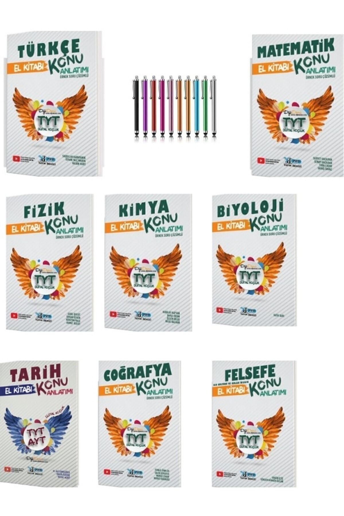 2024 Tyt Tüm Dersler 8 Kitap Konu Anlatımlı El Kitabı+Kalem+Dokunmatik Kalem