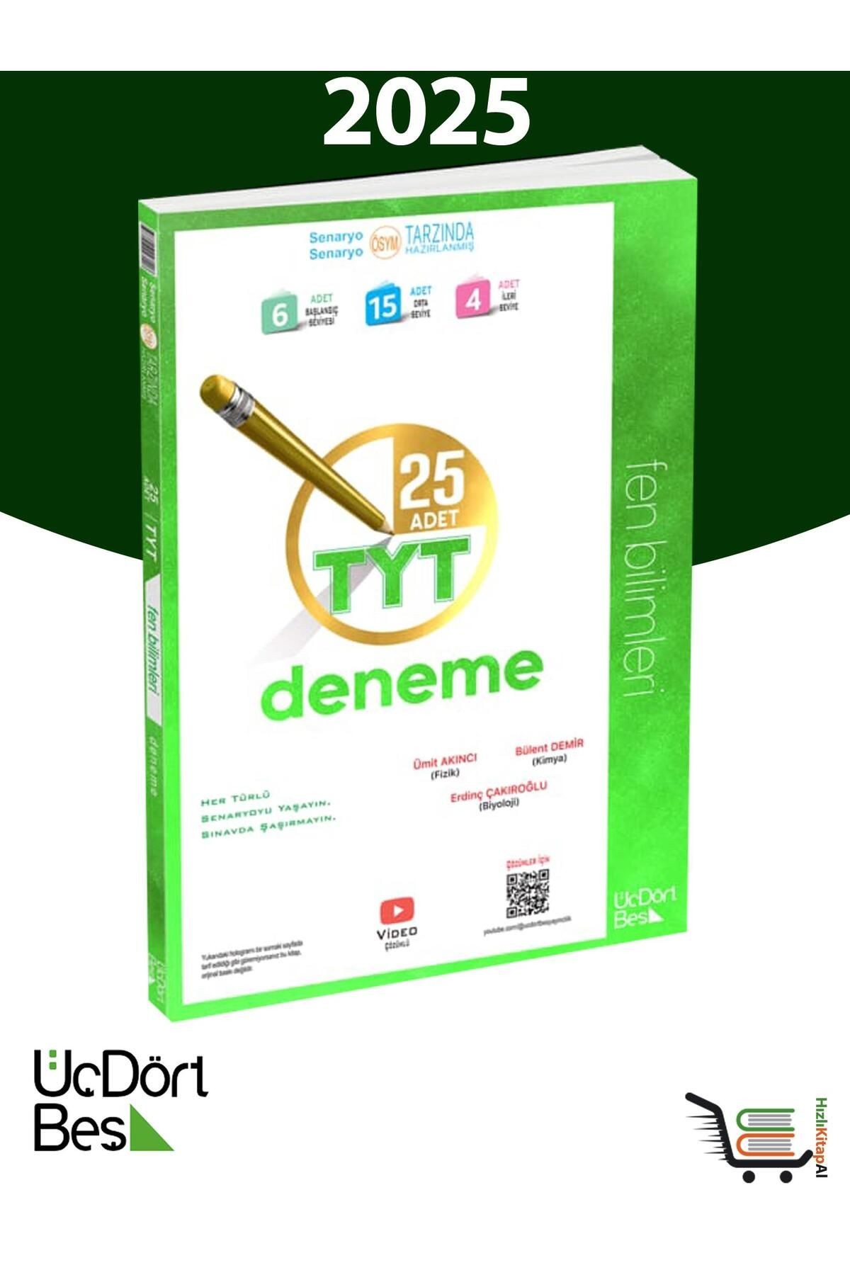 345-2025 Model 25'li TYT Fen Bilimleri Denemesi