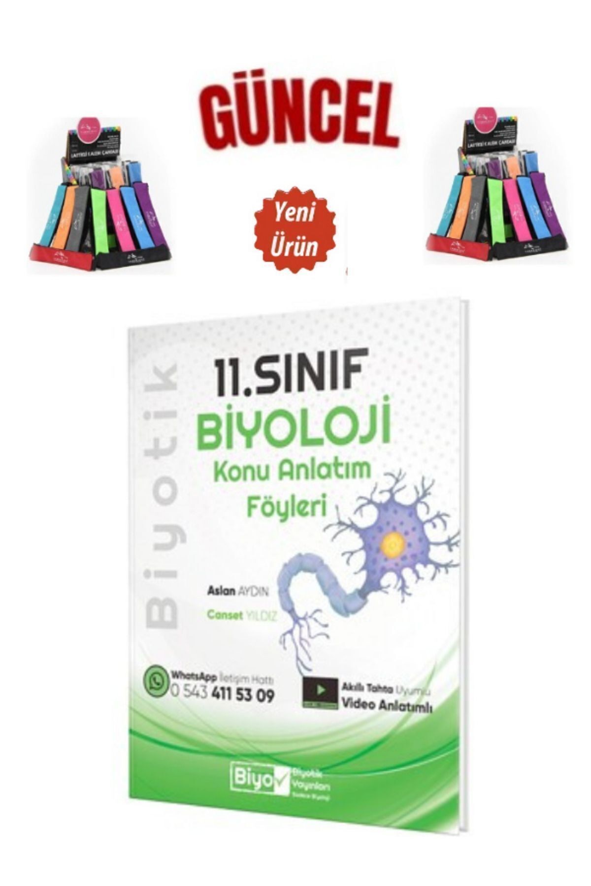 11.Sınıf Biyoloji Konu Anlatım Föyleri Video Konu Anlatımlı+Cambridge Kalemlik