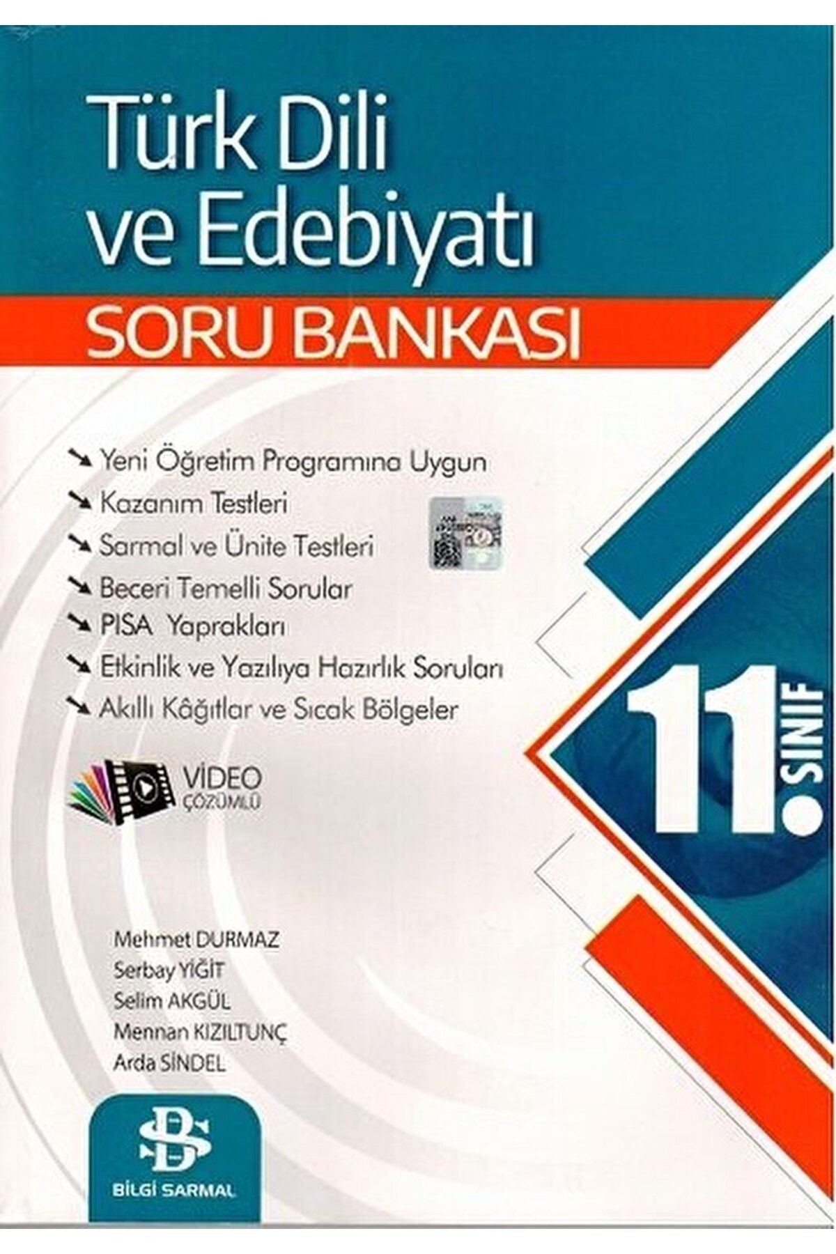 11. Sınıf Türk Dili ve Edebiyatı Soru Bankası Video Çözümlü / Bilgi Sarmal Yayınları / 9786258070224