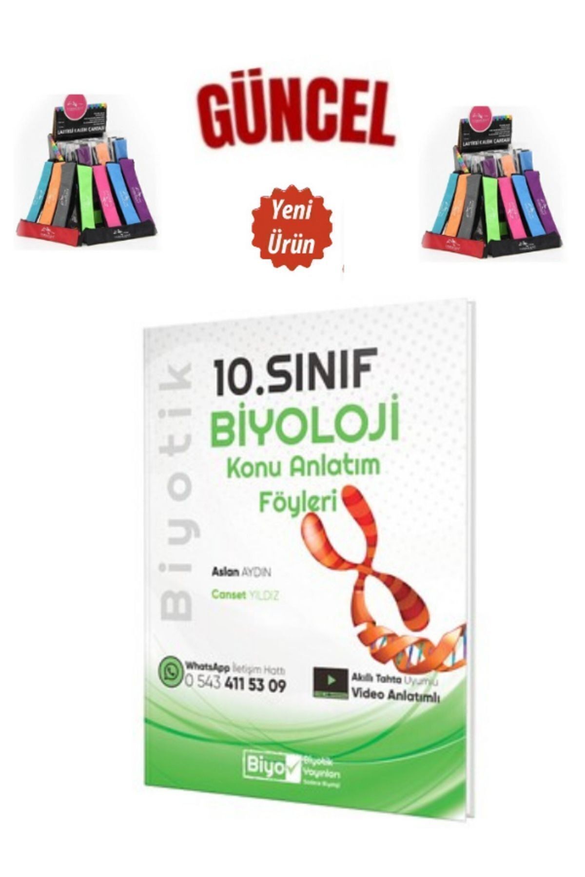 10.Sınıf Biyoloji Konu Anlatım Föyleri Video Konu Anlatımlı+Cambridge Kalemlik