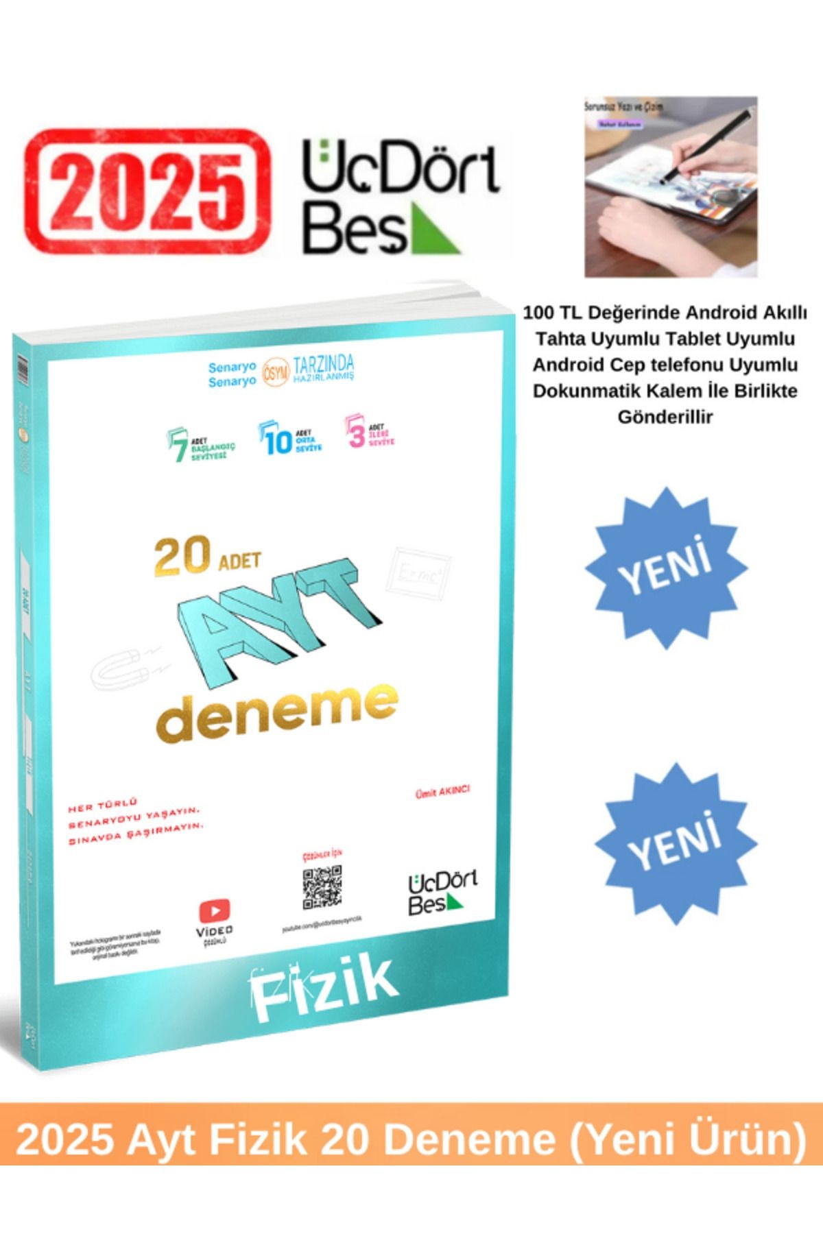 2025 Ayt Fizik 20 Li Deneme Kronometre